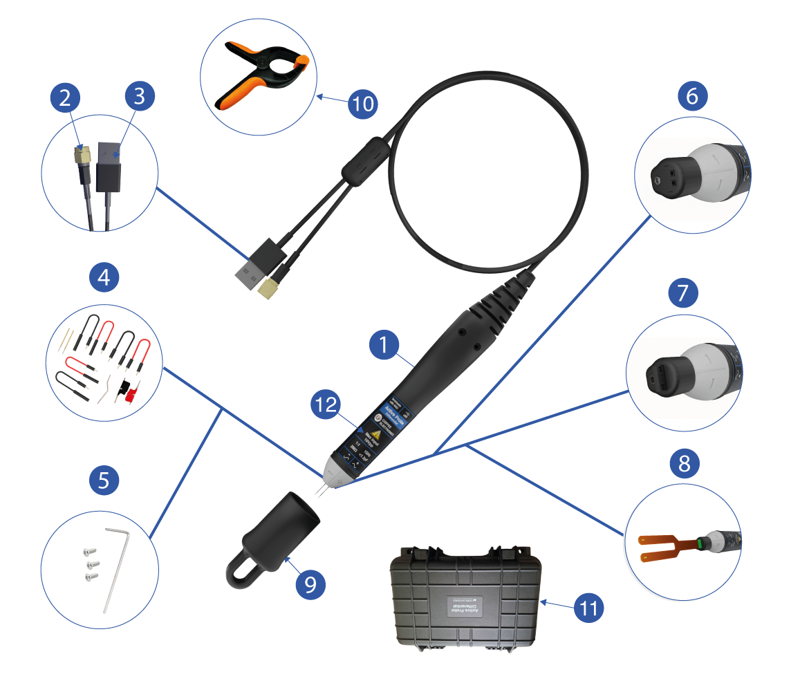 Active probe accessories